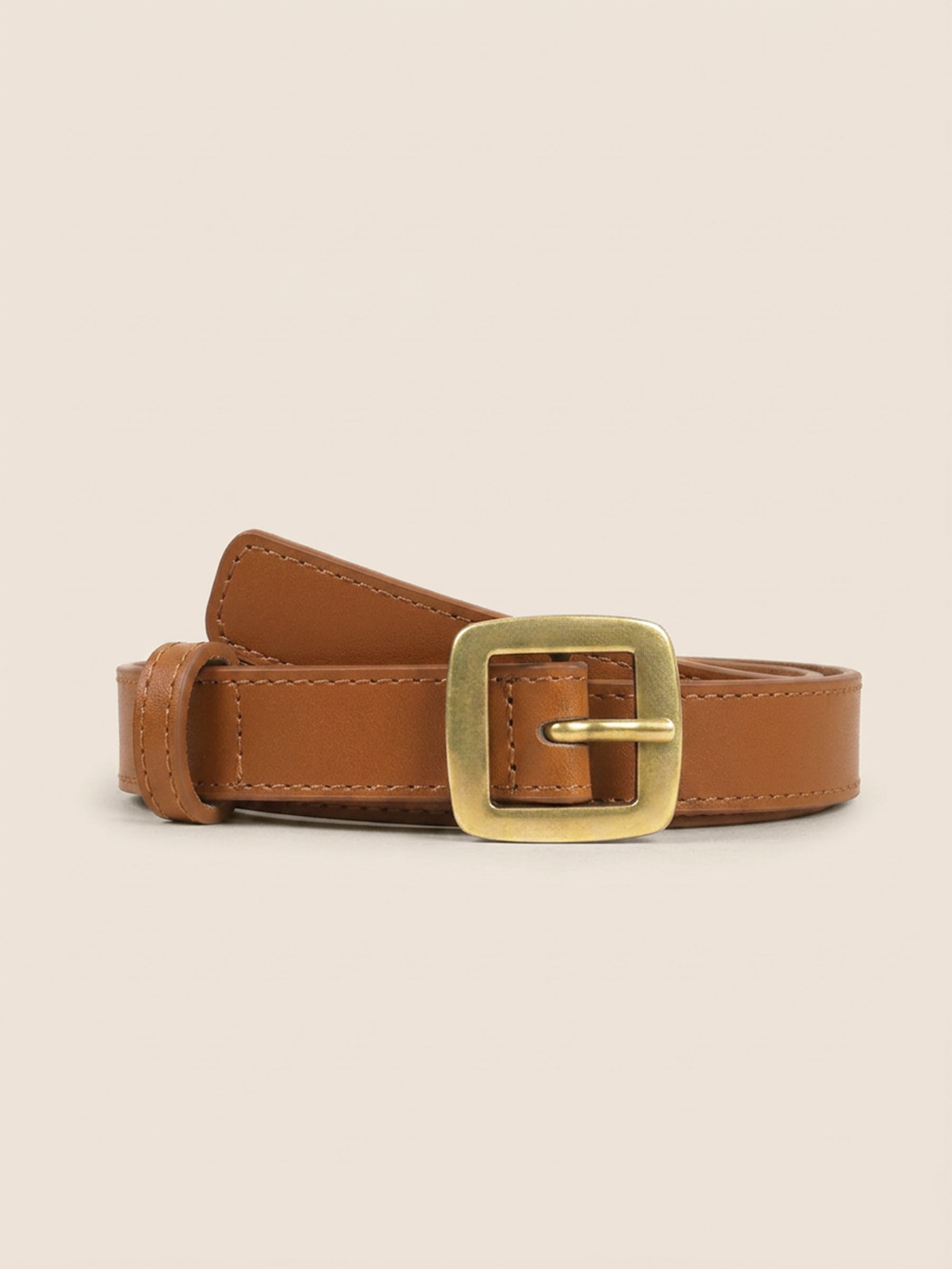 photo vue avant ceinture alix cuir camel jules jenn