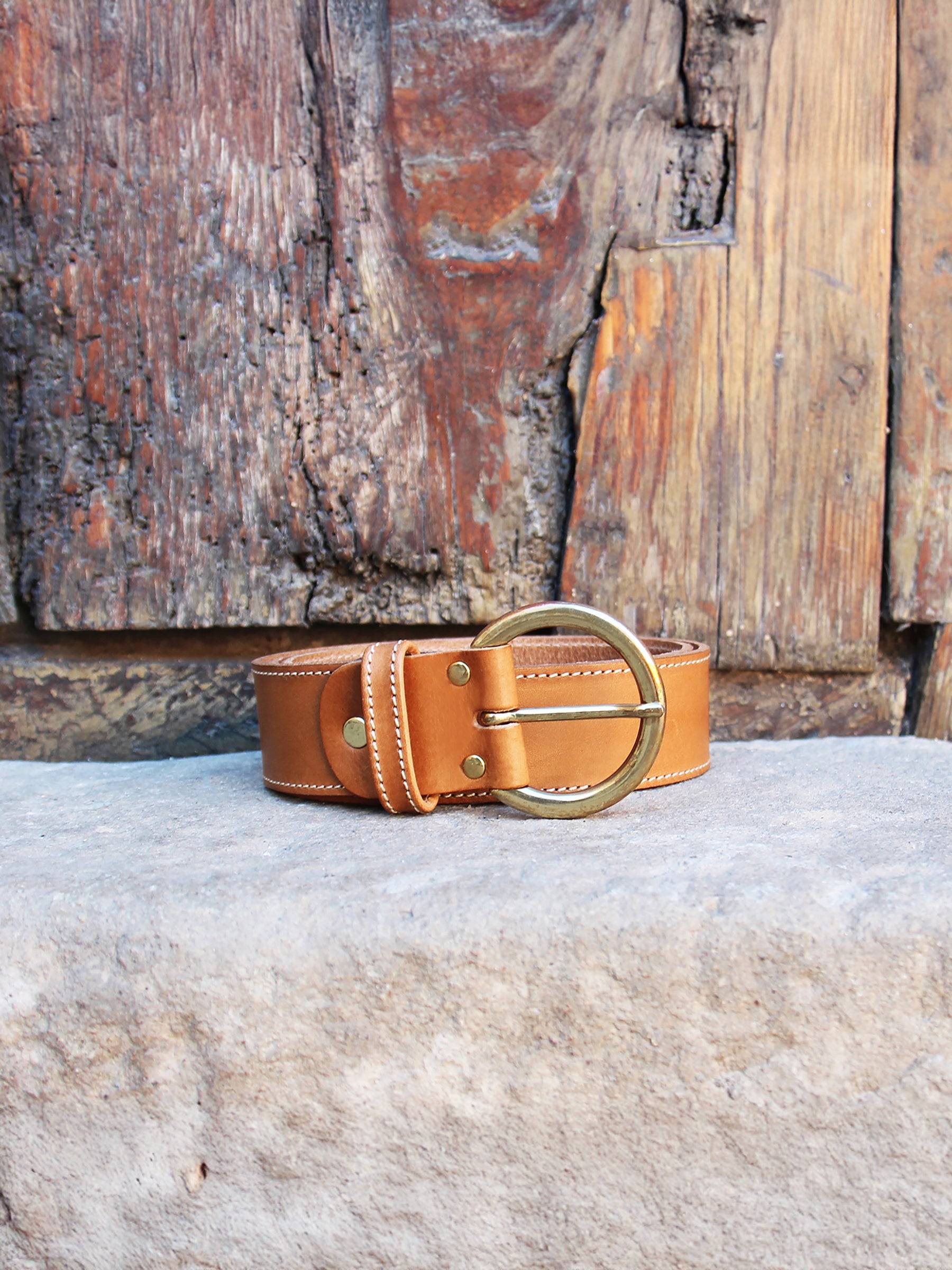 vue posée ceinture boheme cuir camel jules & jenn