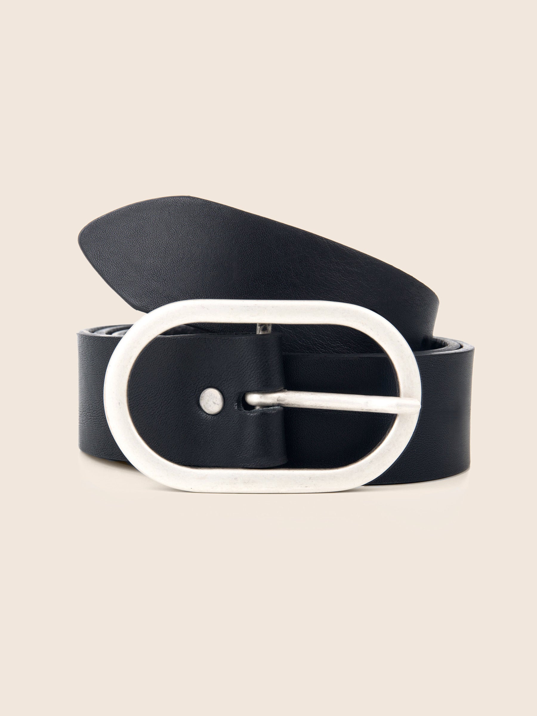 ceinture femme noir fabriquee en France