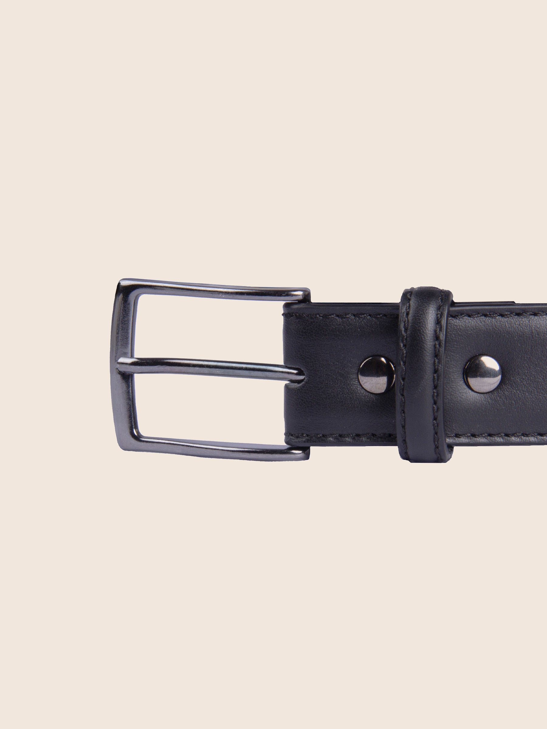 vue boucle ceinture madrid cuir noir jules & jenn