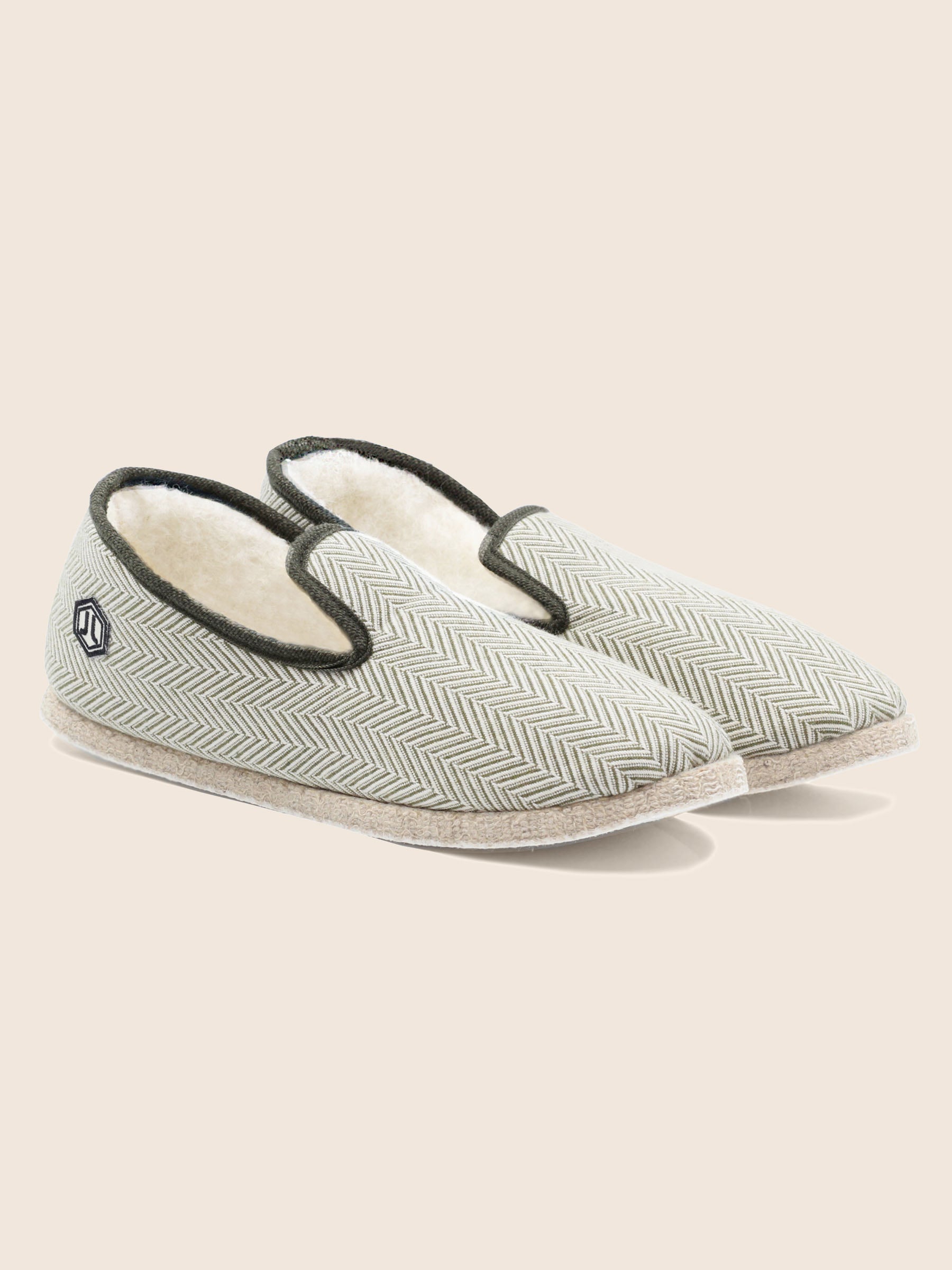 charentaises blanc kaki jules & jenn