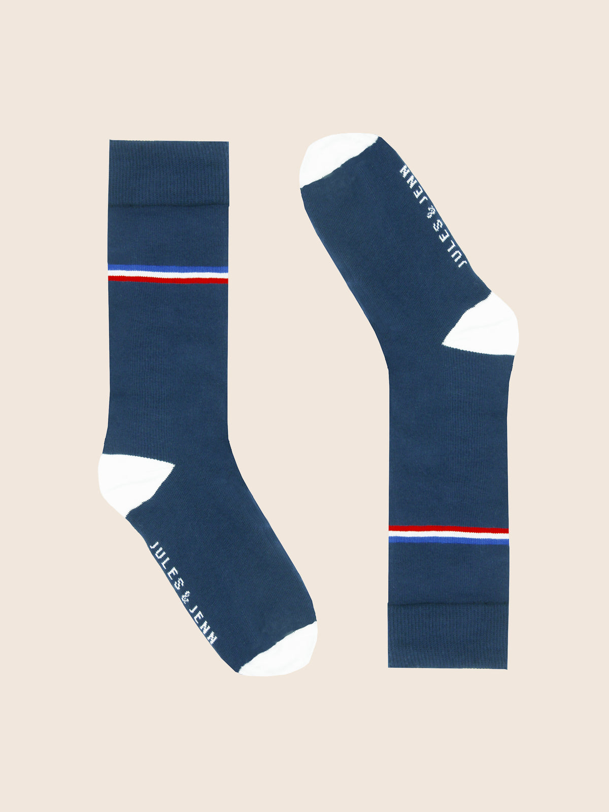 Chaussettes coton bleu