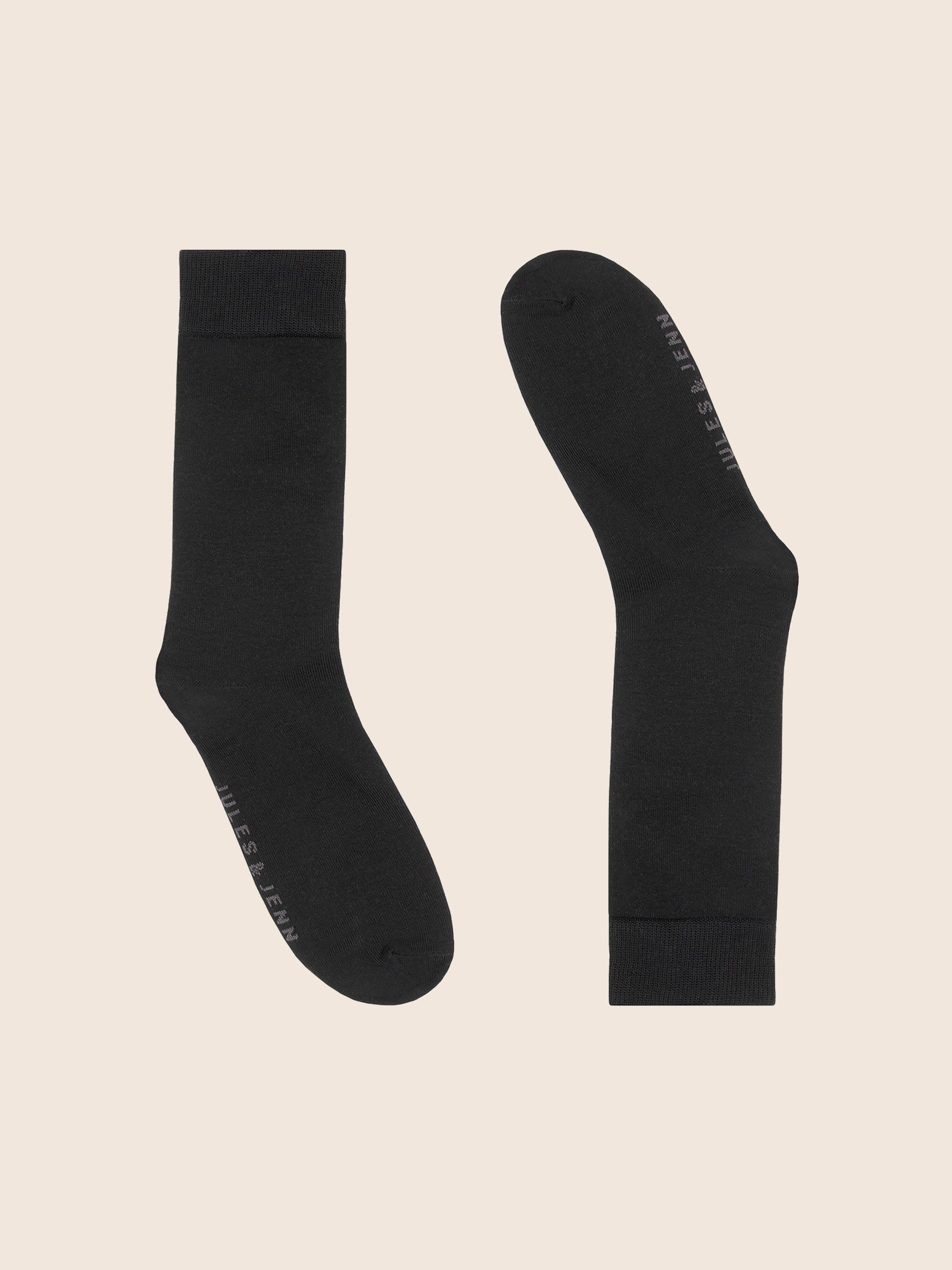 chaussettes fil ecosse noir pack jules jenn