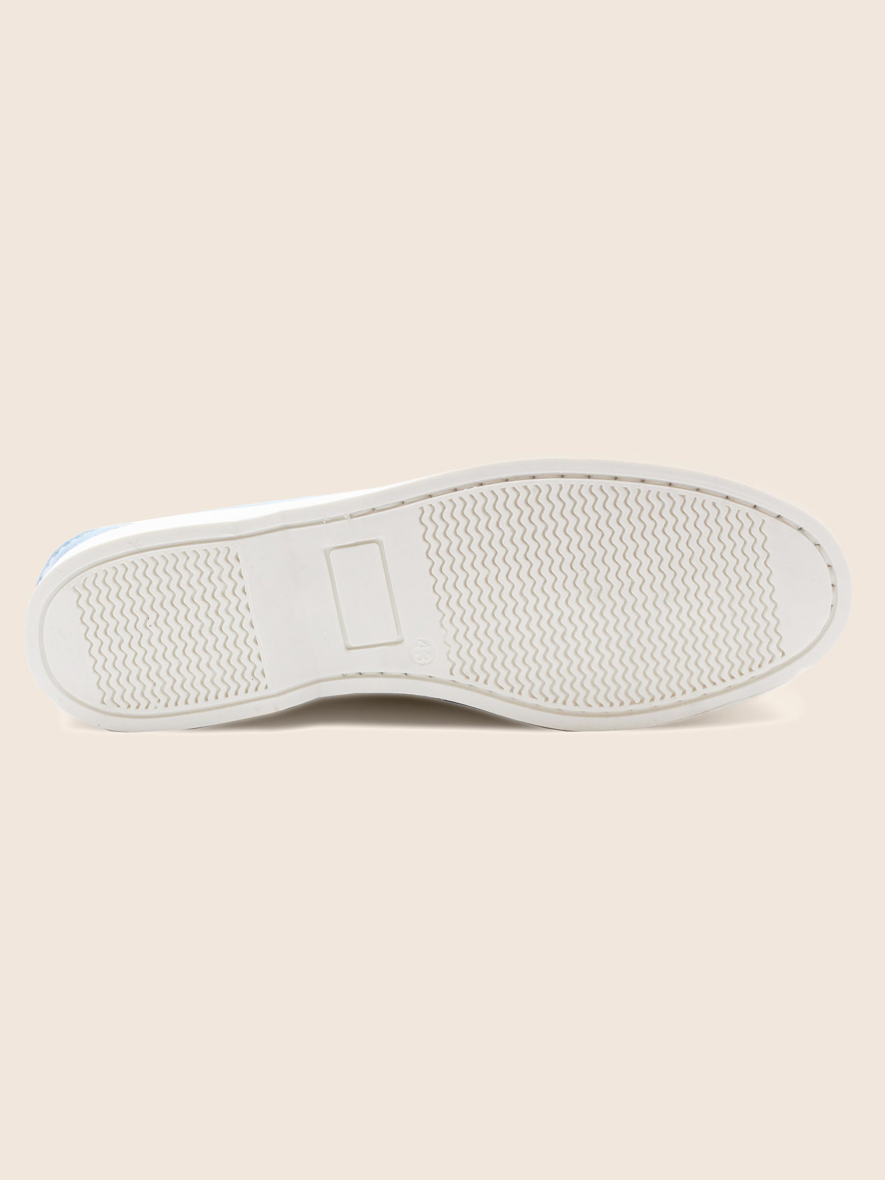 Chaussures bateau cuir bleu clair