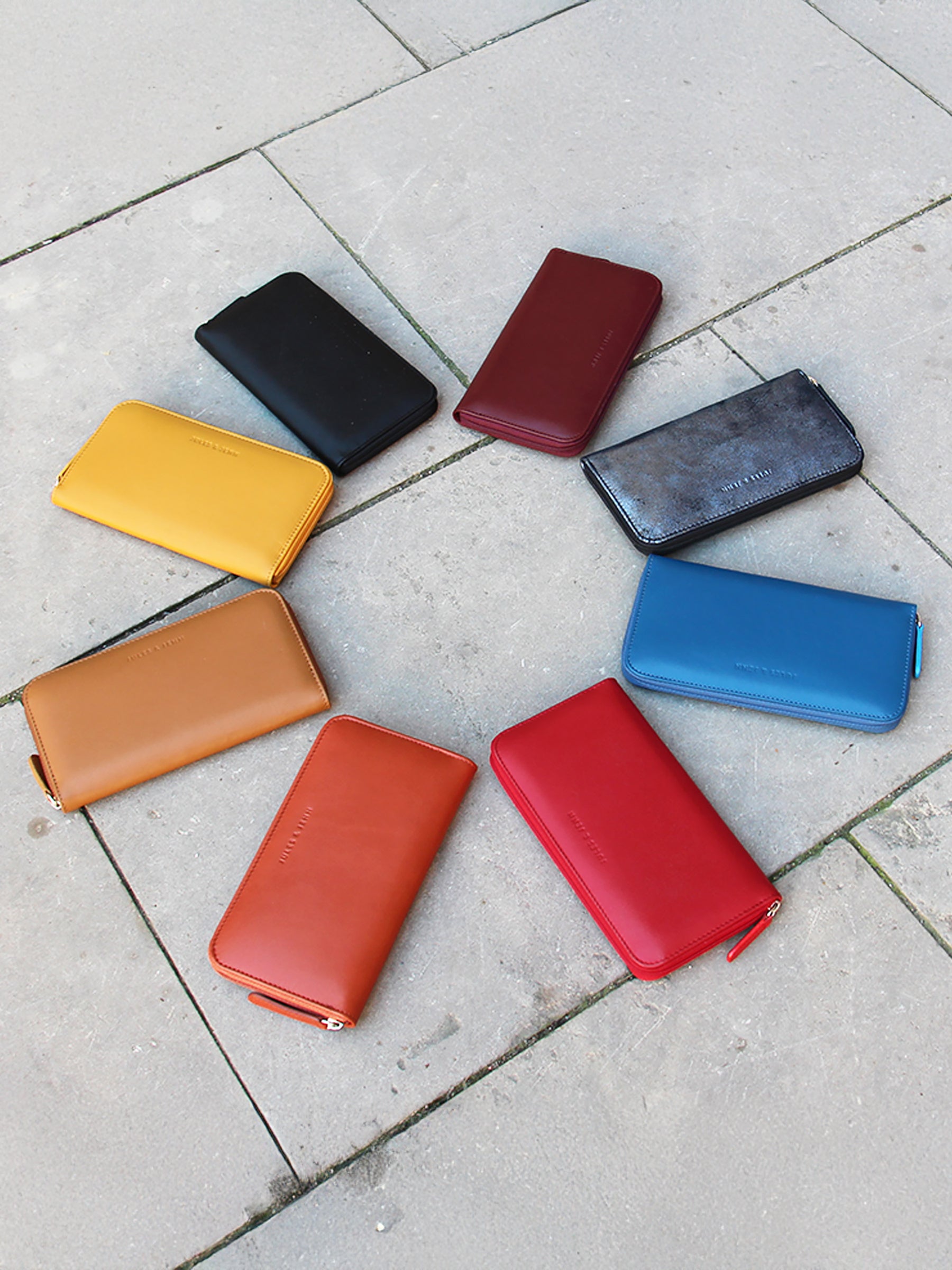 vue multiproduits compagnon cuir brique jules & jenn