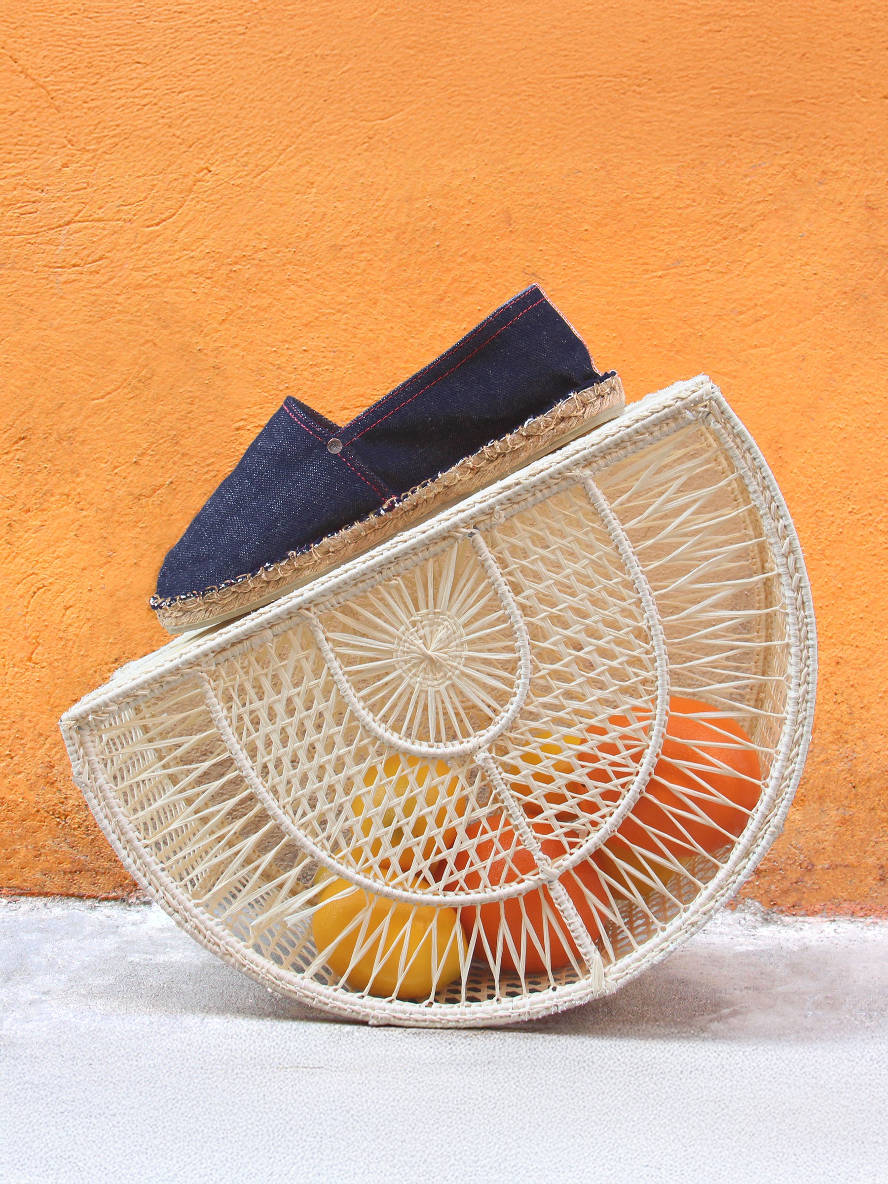 vue posée espadrilles nahia jules & jenn x atelier tuffery