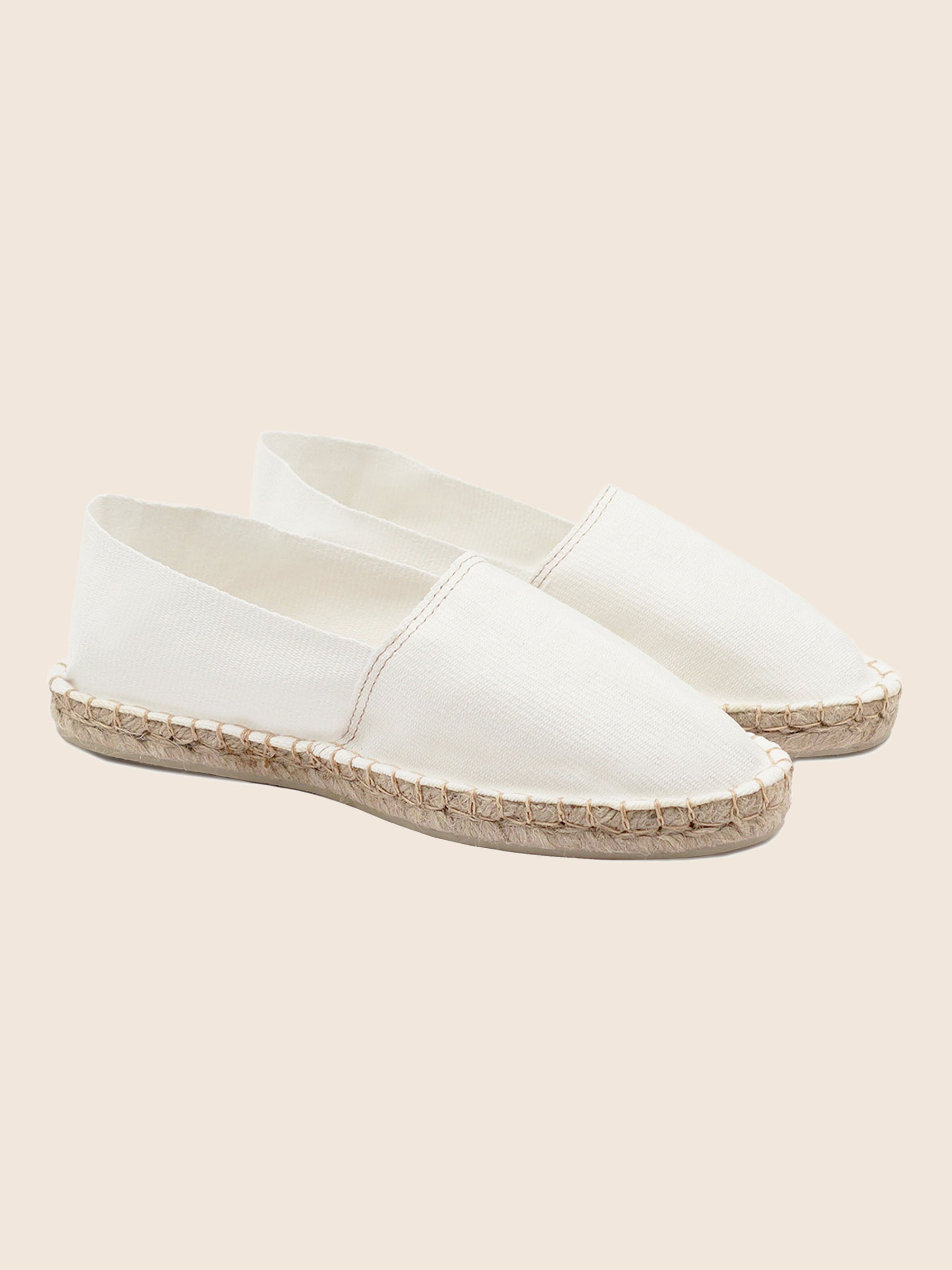 espadrilles toile de coton blanc jules & jenn