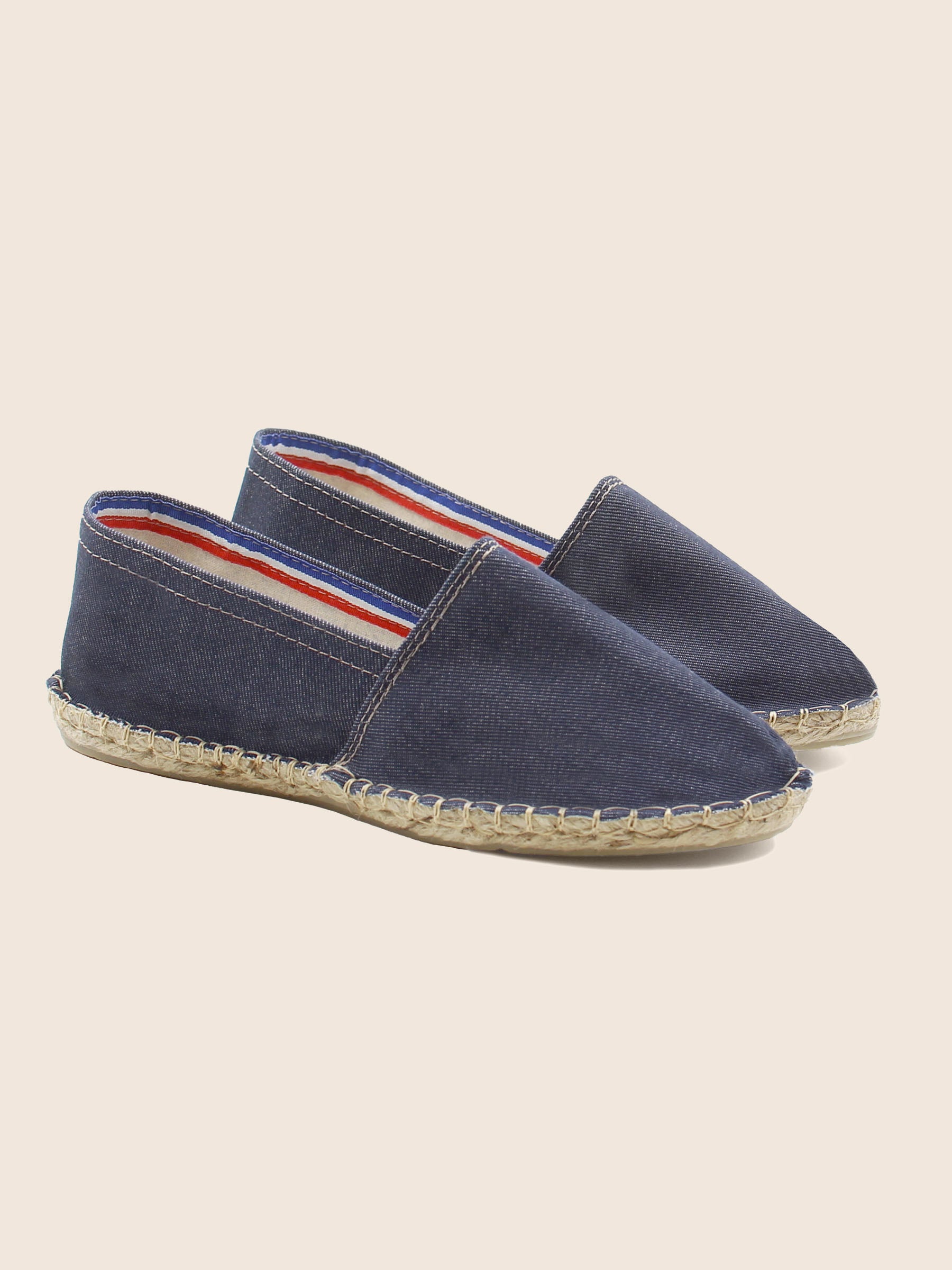 espadrilles toile jean bleu jules & jenn