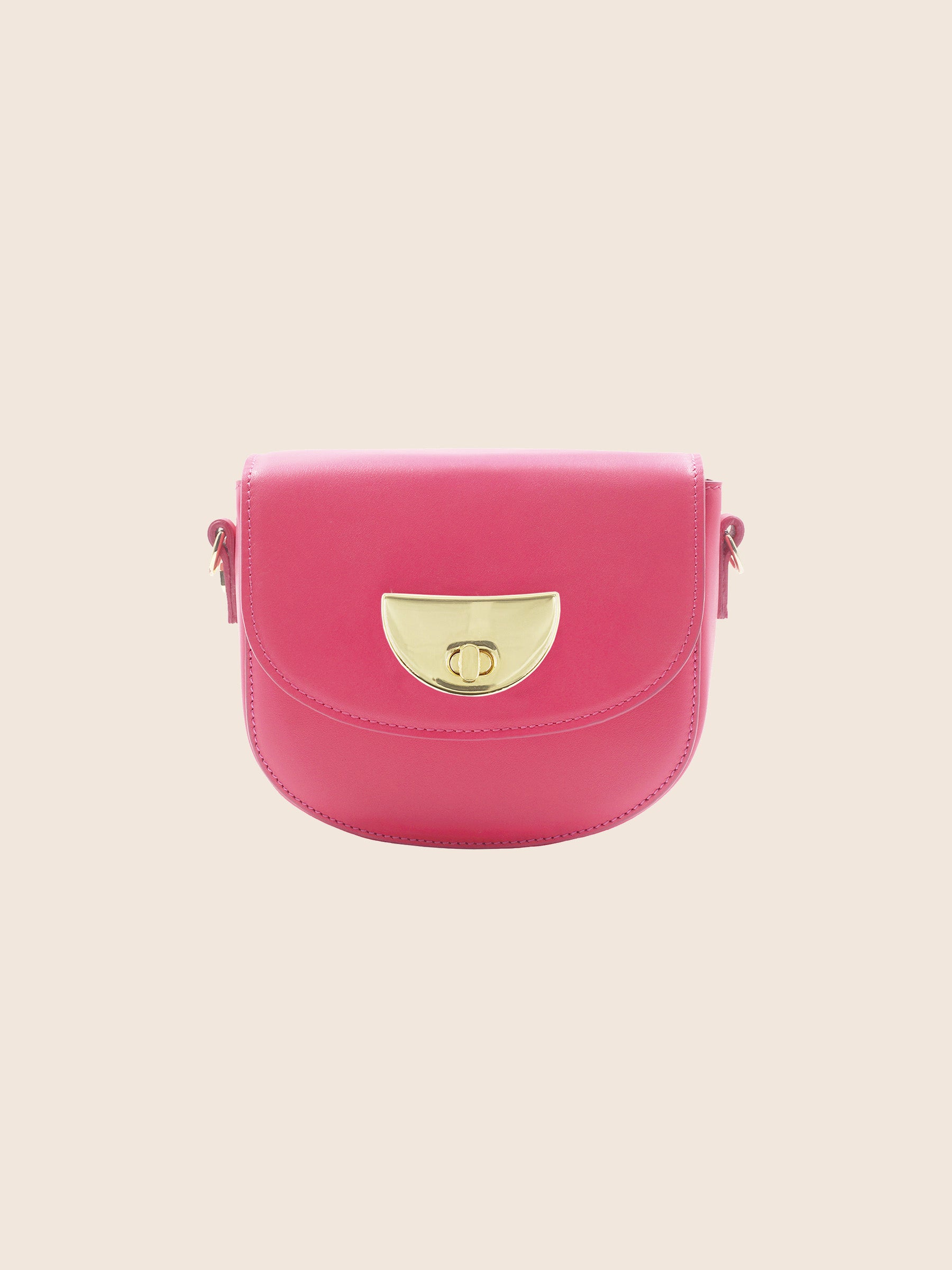 mini sac cuir fushia jules & jenn