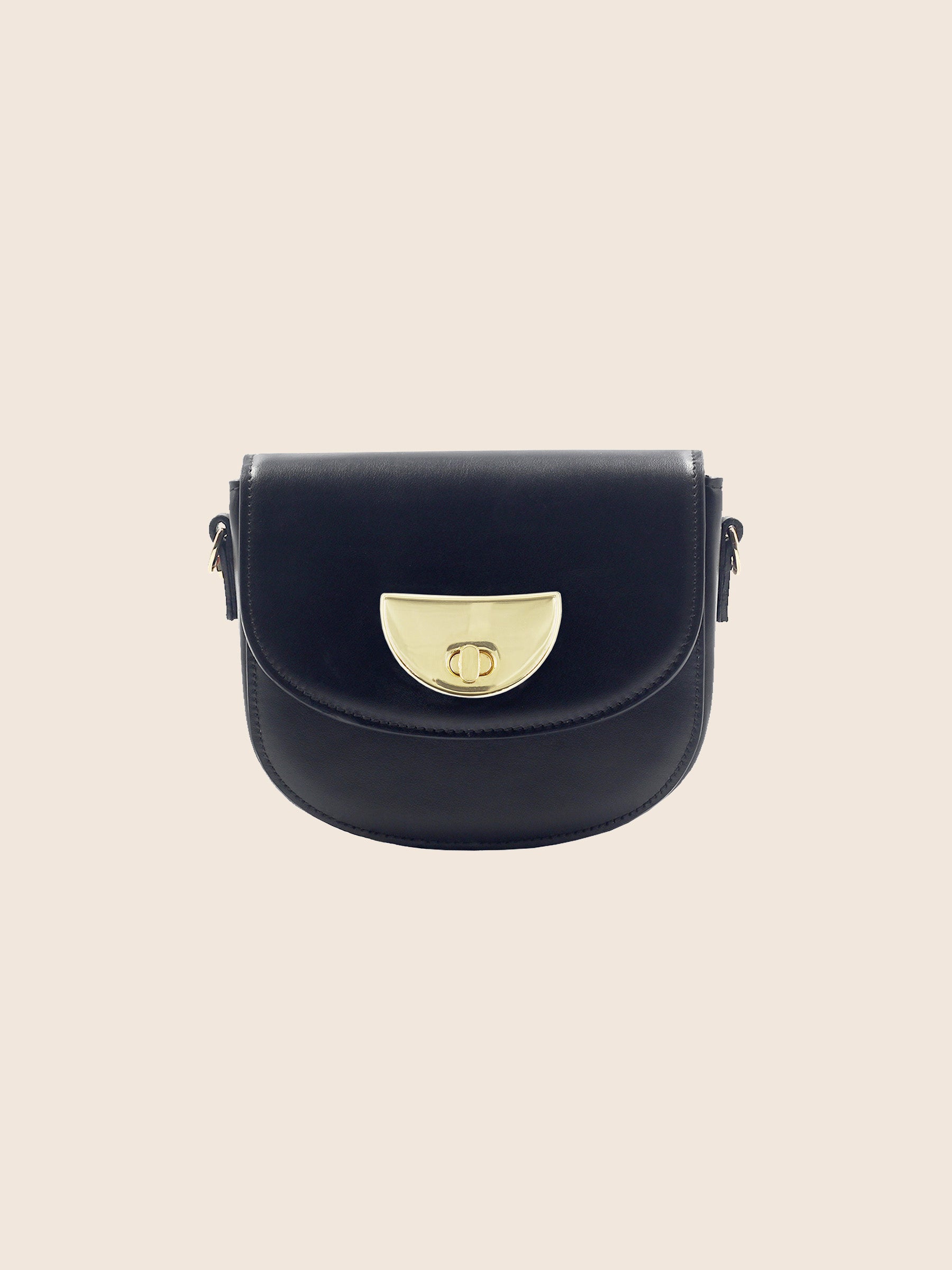 mini sac cuir noir jules & jenn