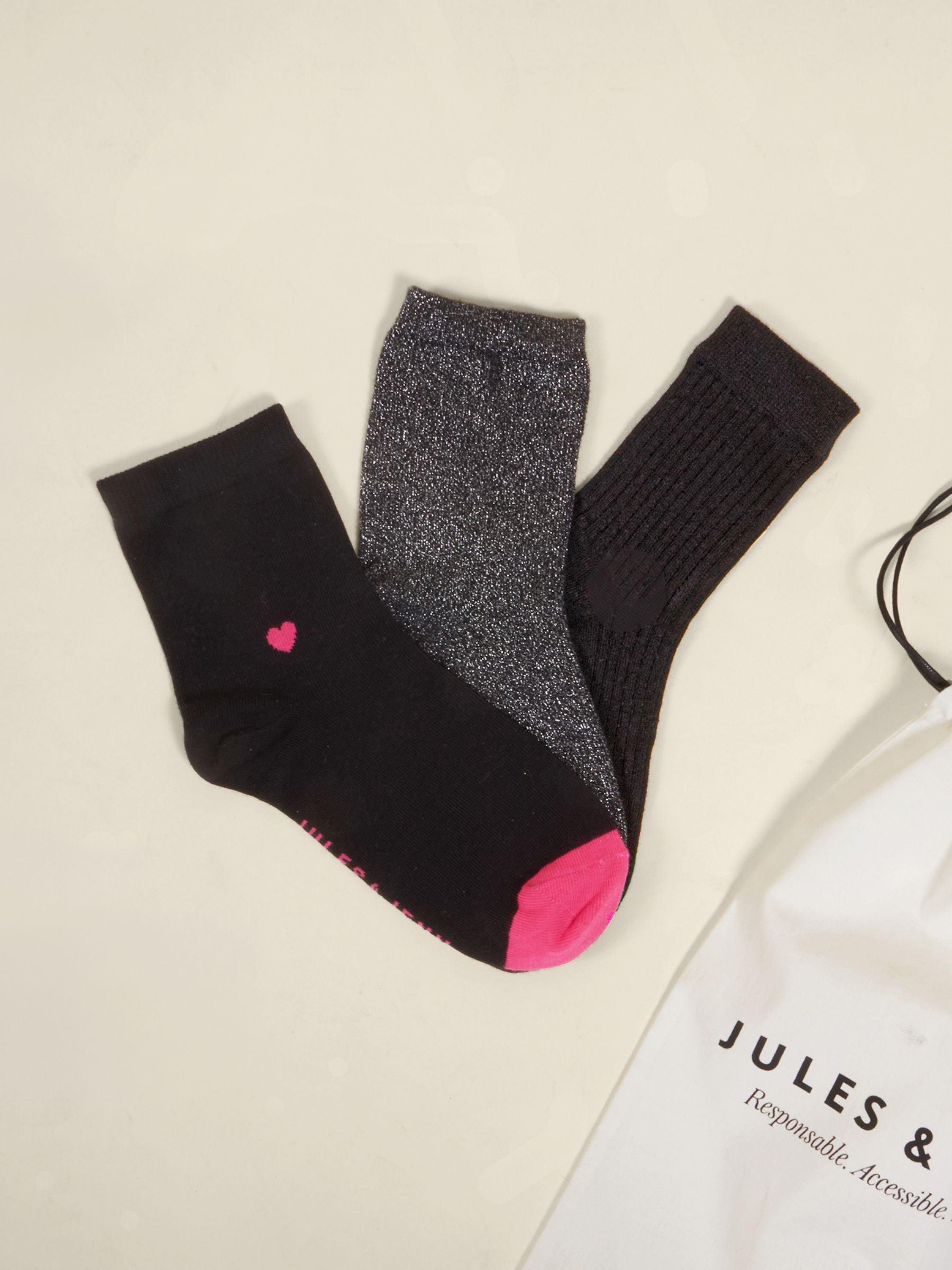 pack chaussettes noir jules jenn