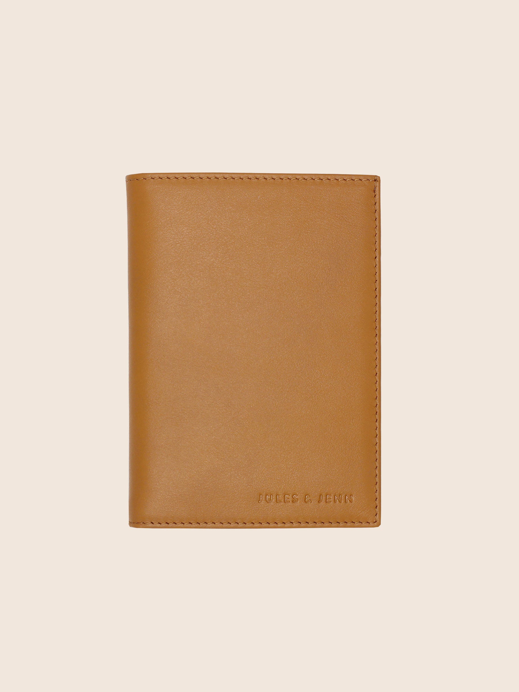 portefeuille classique cuir camel jules & jenn