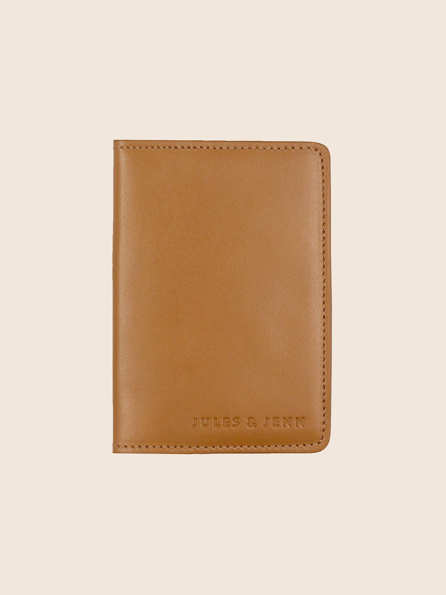 protege passeport cuir camel jules jenn
