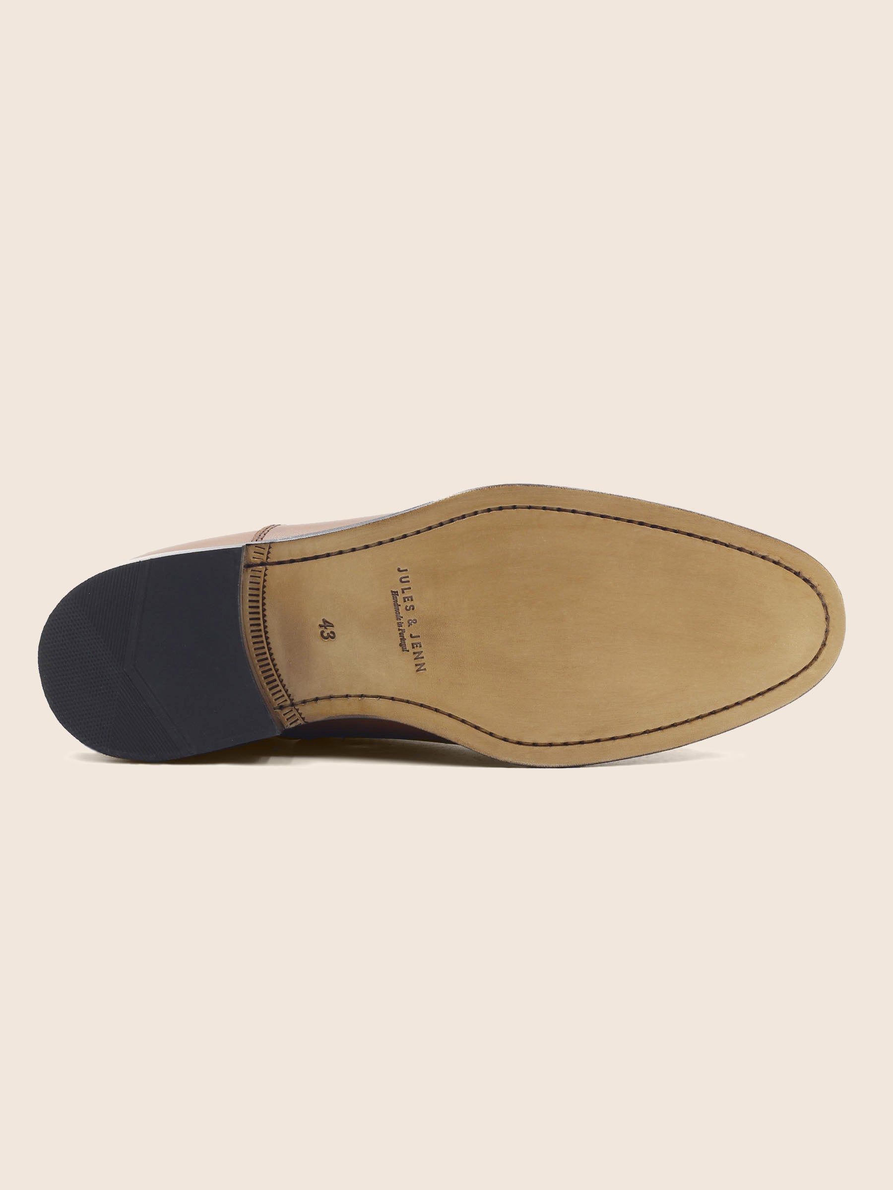 Richelieu Oxford cuir marron cognac