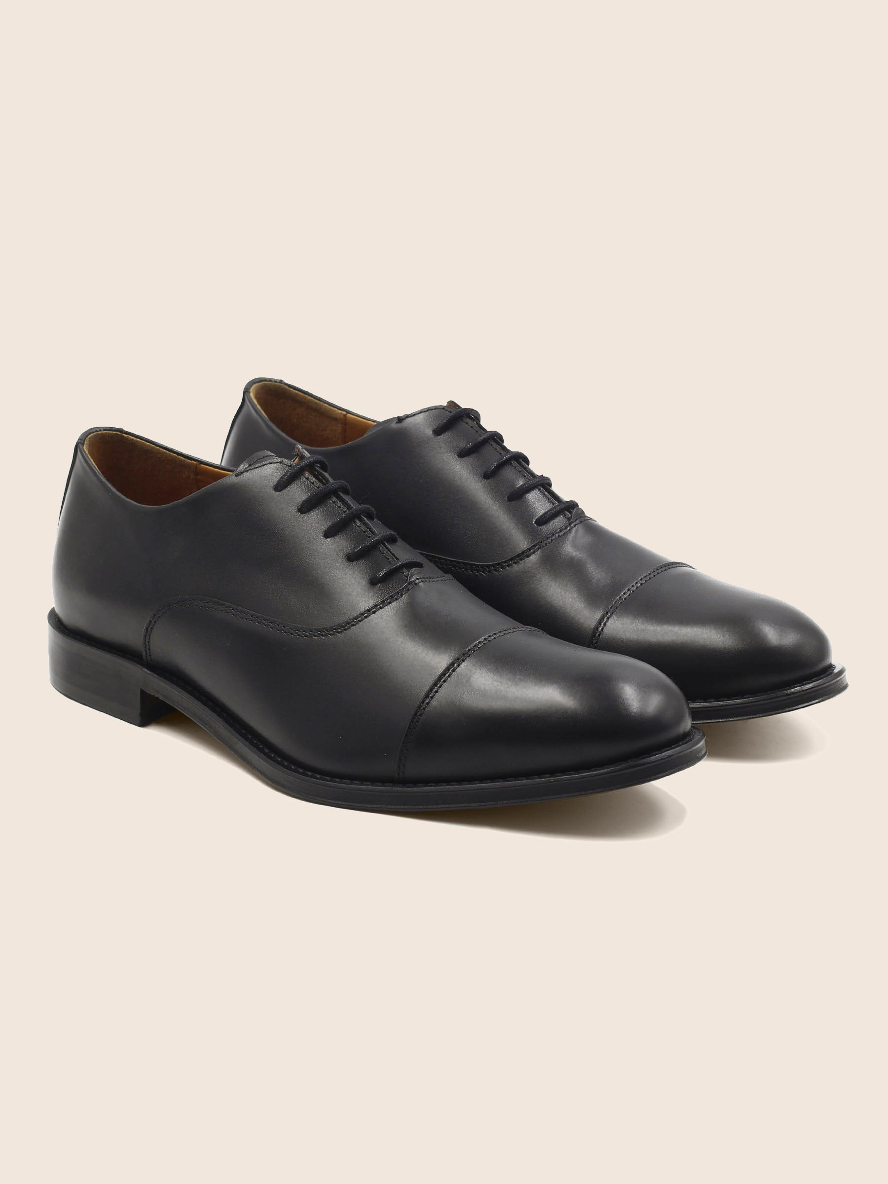 Richelieu Oxford cuir noir