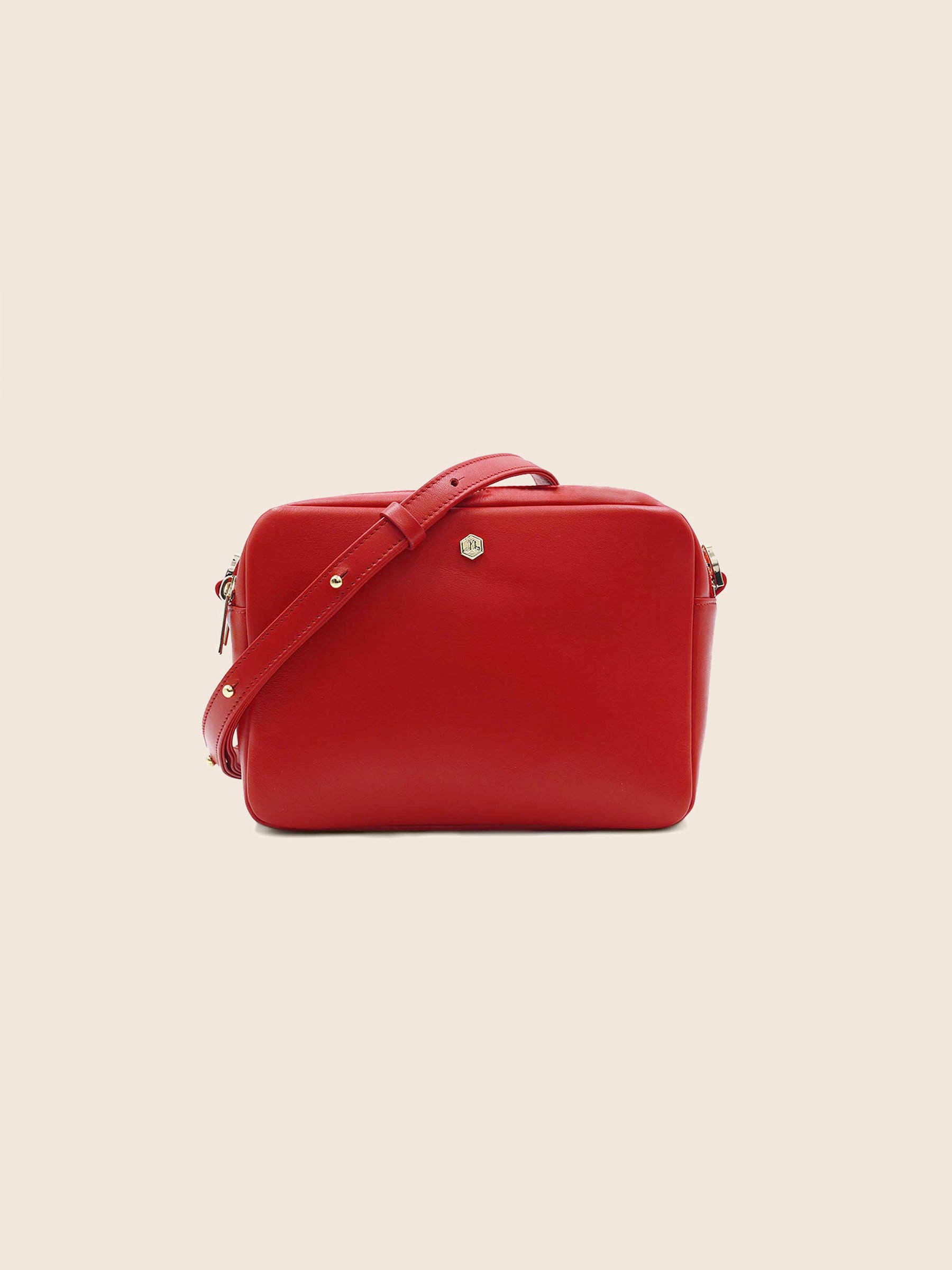 sac gabrielle cuir rouge jules & jenn