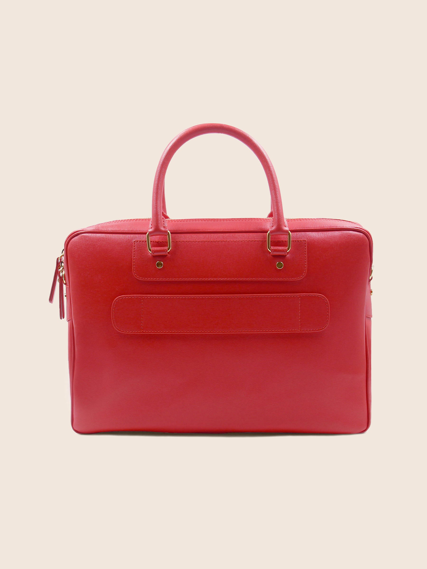 vue arriere sacoche cuir grave rouge jules jenn