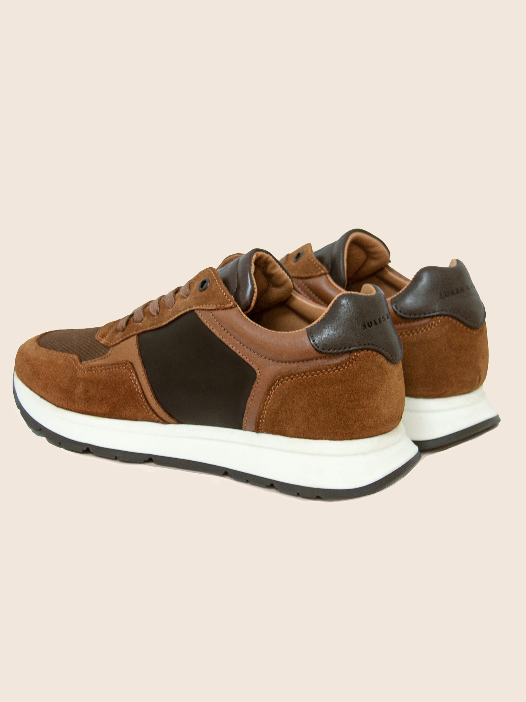 Sneakers Noé cuir marron