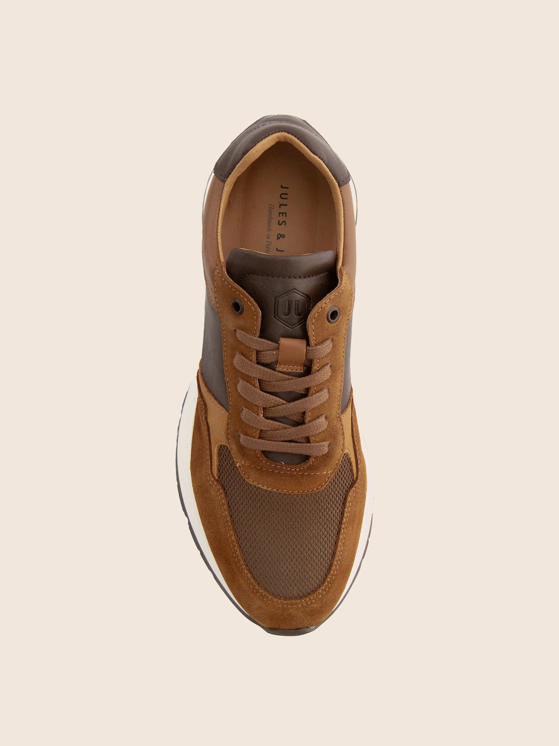 Sneakers Noé cuir marron
