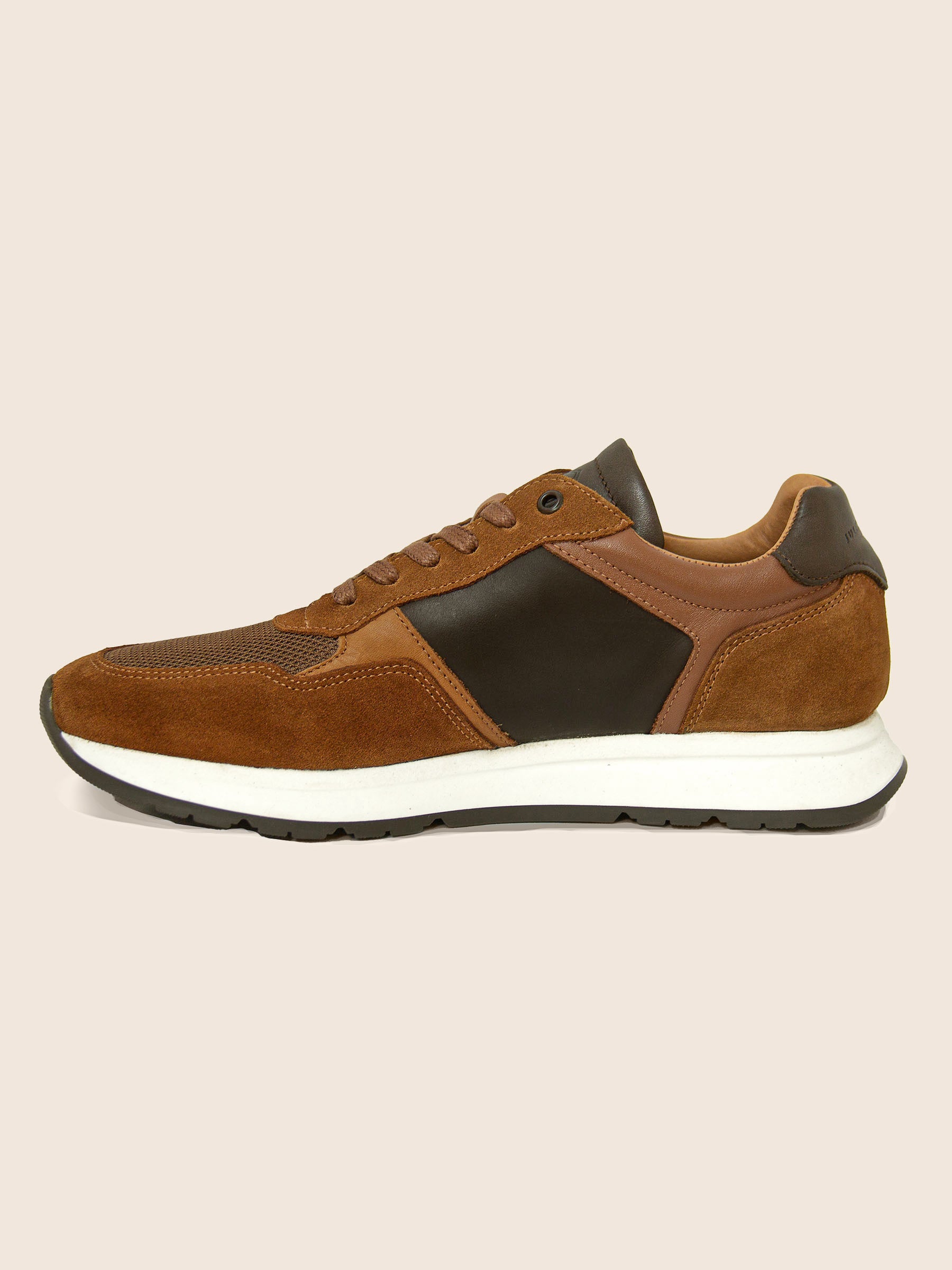 Sneakers Noé cuir marron