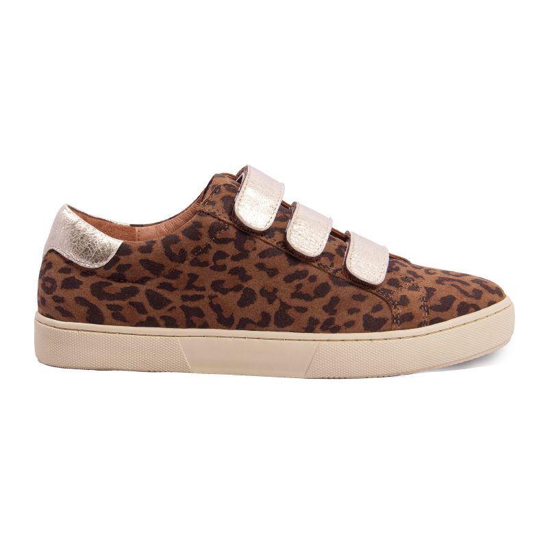 baskets scratch cuir daim leopard jules & jenn