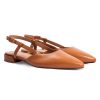 ballerines slingback cuir camel jules & jenn