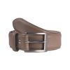 ceinture classique cuir grave taupe jules & jenn